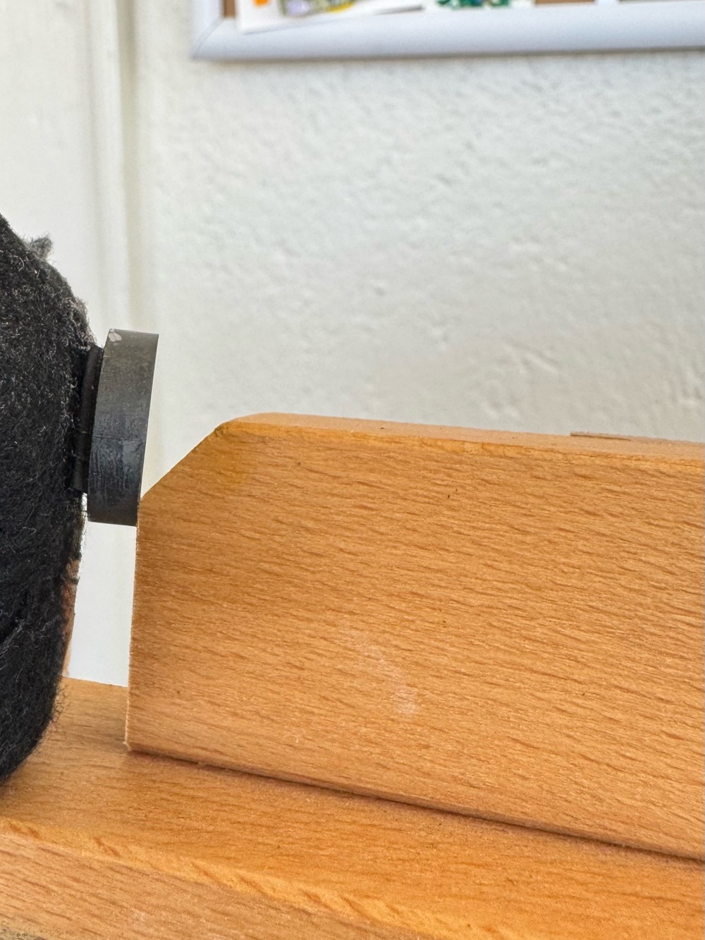 Bat Magnet. Handmade. Felt. 2in x 1.5 in. - Picture 9 of 11